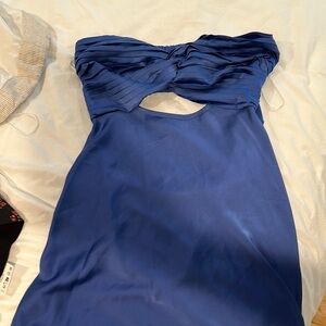 Princess Polly Royal Blue Strapless Dress